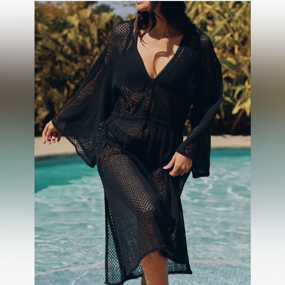 Anthropologie Kimono Sleeve Dress/Cover-Up